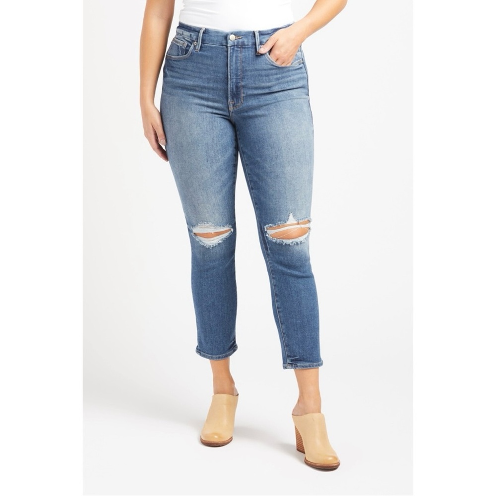 Good American Good Legs Stovepipe Jeans